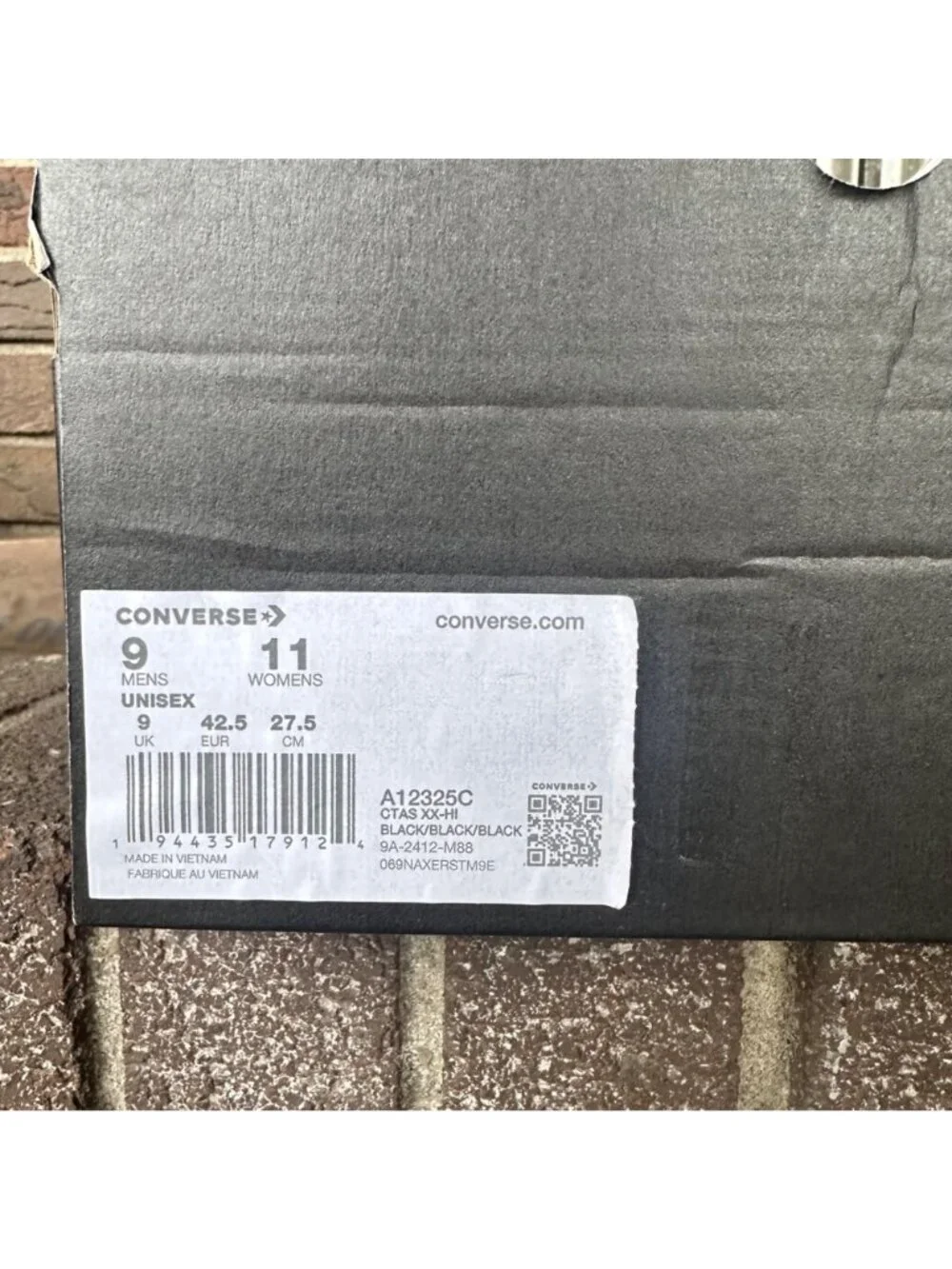 ❤️Converse Chuck Taylor XXHi Sz 11 Women's Knee-high Boots Sneaker Black A12325C